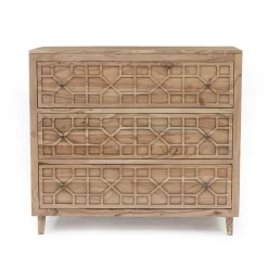 Commode 3 Tiroirs | Acacia Punjab-II