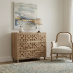 Commode 3 Tiroirs | Acacia Punjab-II