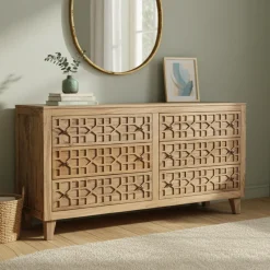 Commode 6 Tiroirs | Acacia Punjab-II