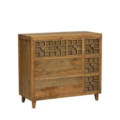 Commode arabesque bois exotique | Acacia Punjab