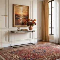 Console Calloway champagne or