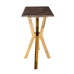 Console Conrad met faux emperador marmer