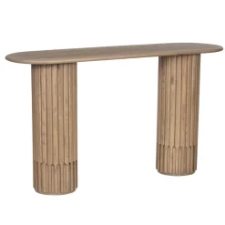 Console ovale | Chêne Dalta