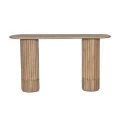 Console ovale | Chêne Dalta