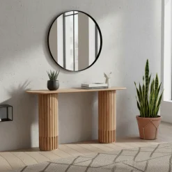 Console ovale | Chêne Dalta