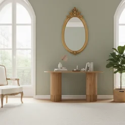 Console ovale | Chêne Dalta