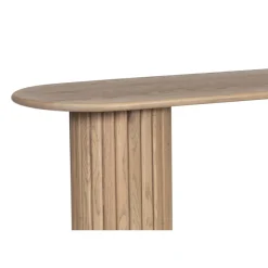 Console ovale | Chêne Dalta