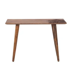 Console plateau sculpté bois massif | Manguier Adir