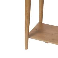 Console sculptée 2 tiroirs en bois massif manguier - Floria