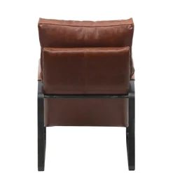 Damo Fauteuil Brun | Leather