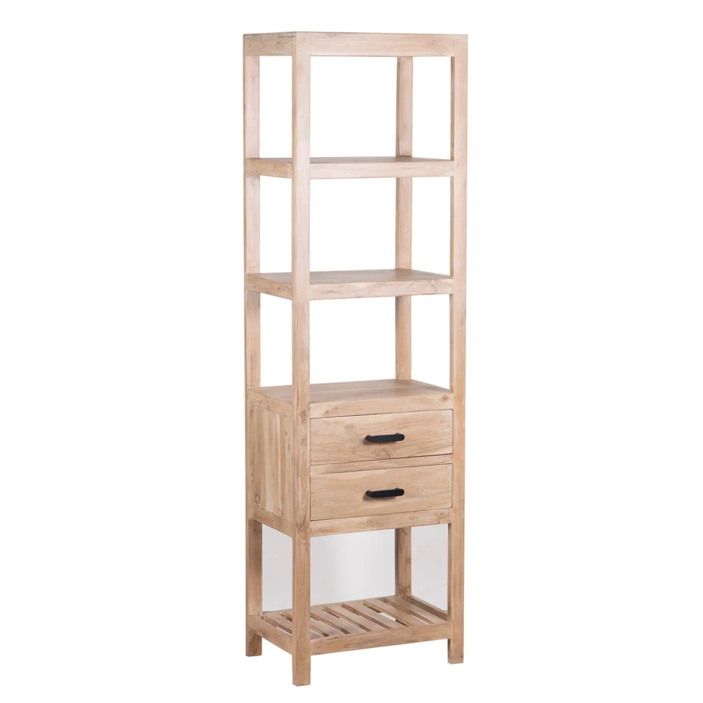 Etagere colonne 2 tiroirs | Acacia Harpley