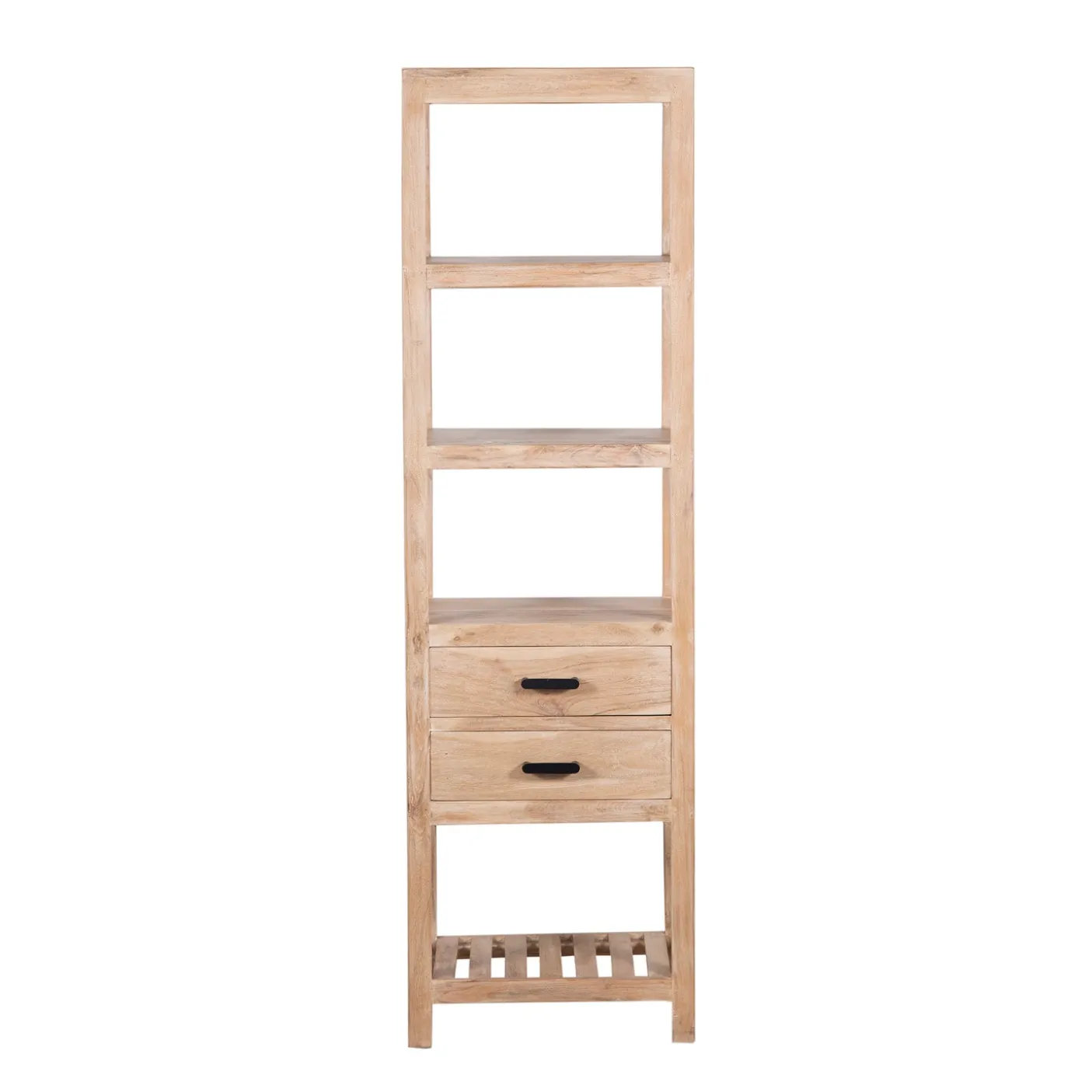 Etagere colonne 2 tiroirs | Acacia Harpley