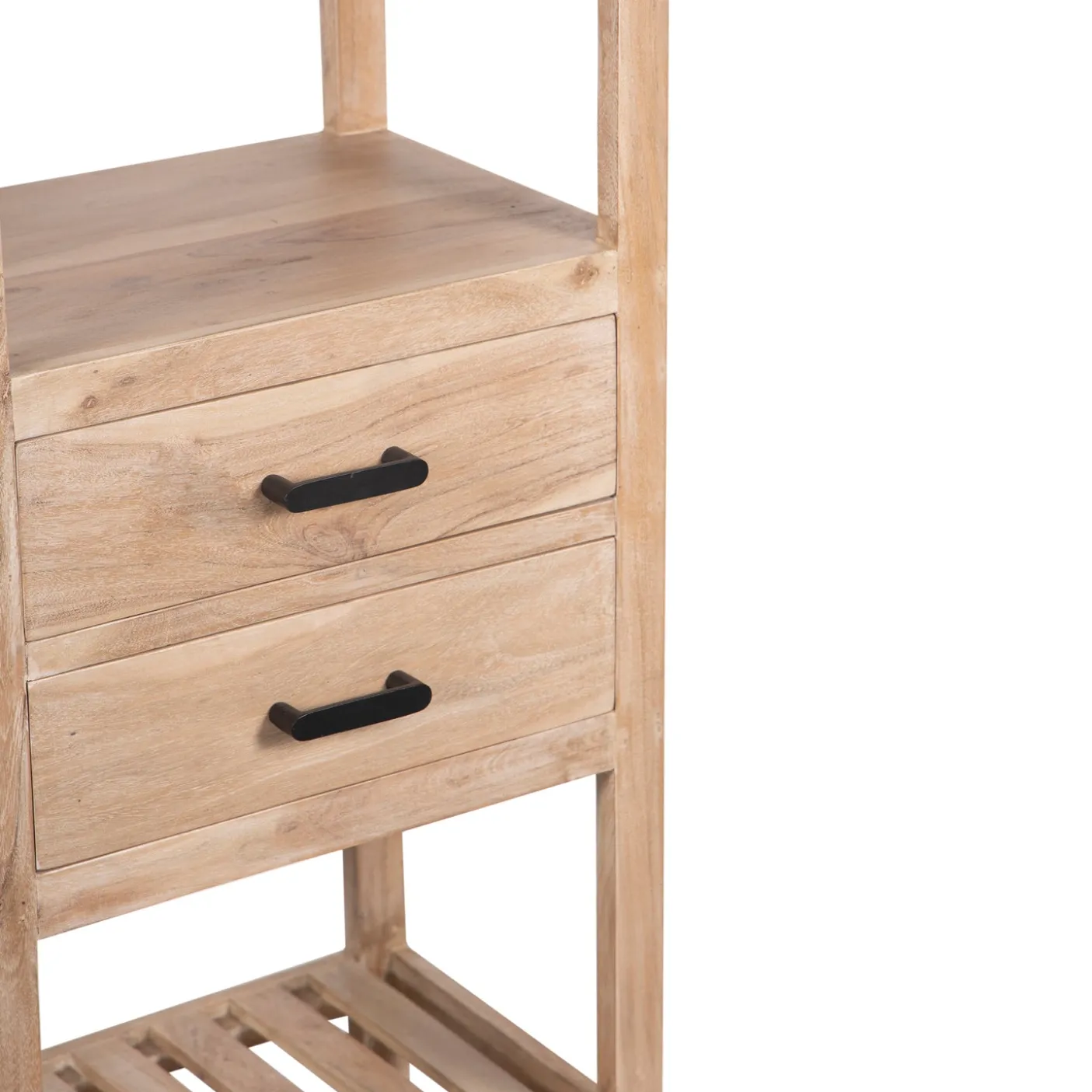 Etagere colonne 2 tiroirs | Acacia Harpley