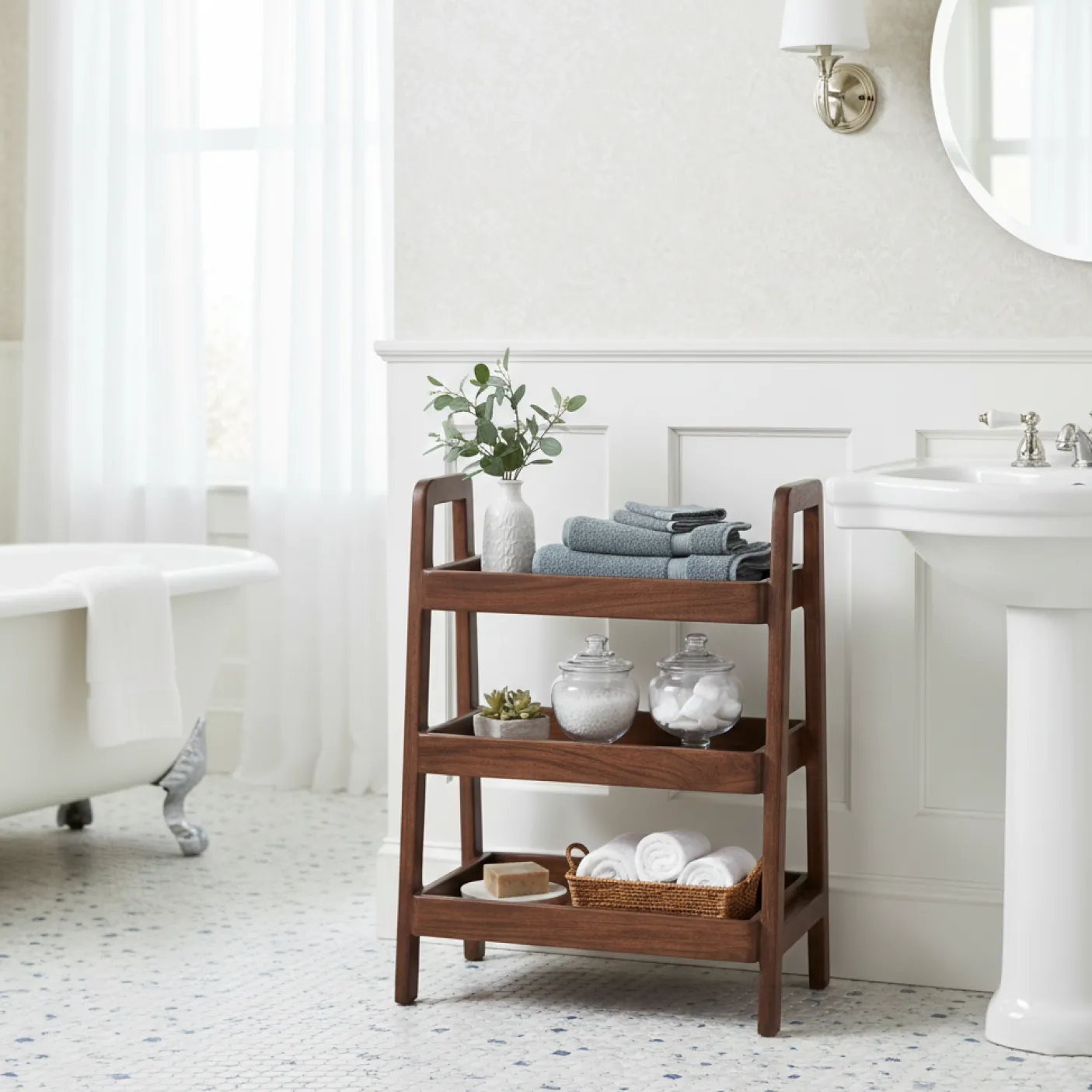Etagere plateaux 3 niveaux | Acacia Ellery