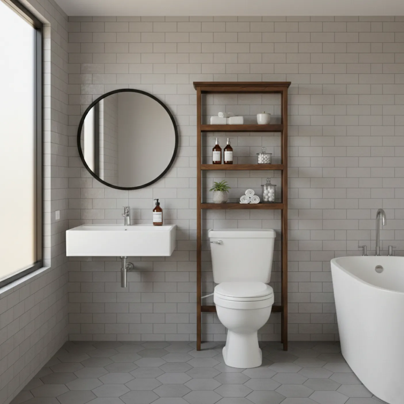 Etagère de salle de bain | Manguier Capri