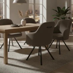 Fauteuil brun | Eran II