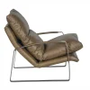 Fauteuil cuir olive vert – Damo