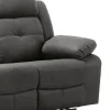 Fauteuil Cuir Relax Manuel | Sydney Gris