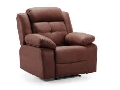 Fauteuil Cuir Relax Manuel | Sydney Chocolat