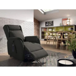 Fauteuil relax électrique Ronda Gris foncé