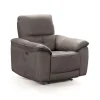 Fauteuil relax électrique cuir | Barcelona Gris