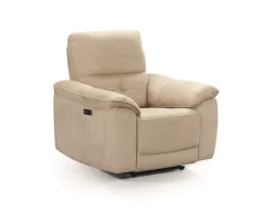 Fauteuil relax électrique cuir | Barcelona Beige