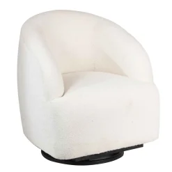 Fauteuil tournante blanche | Mango Gubi New