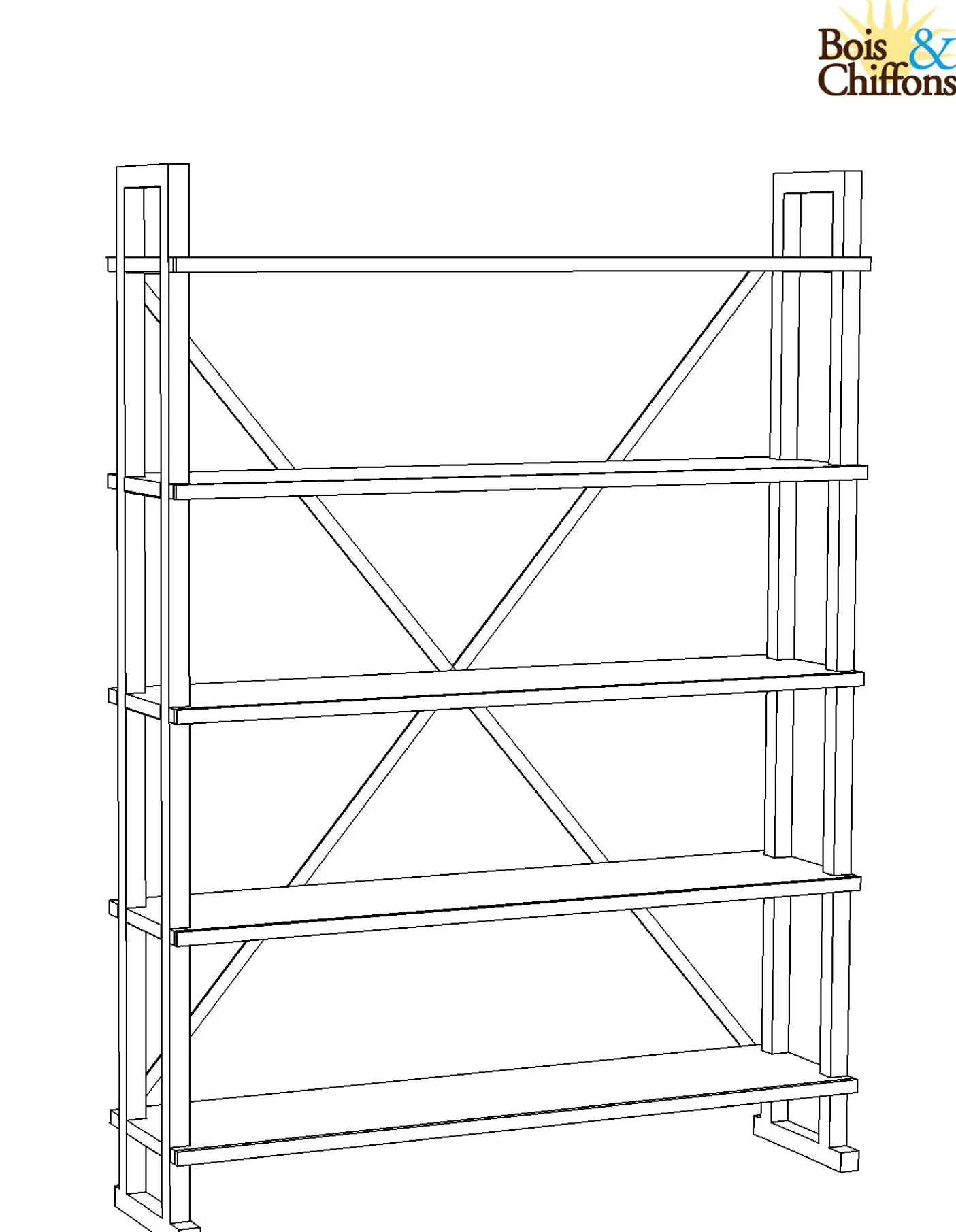 Grande etagere bois | Acacia Forest