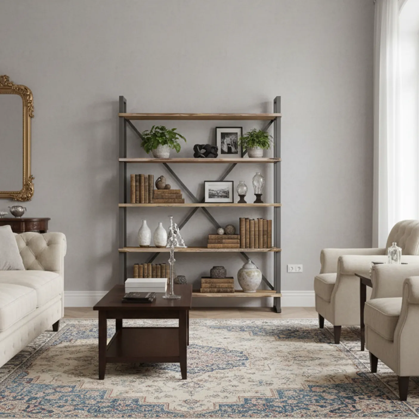 Grande etagere bois | Acacia Forest