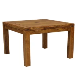 Grande table à manger carréé allonge 130 | Acacia Gordon