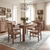 Grande table à manger carréé allonge 130 bois massif en Acacia – Gordon