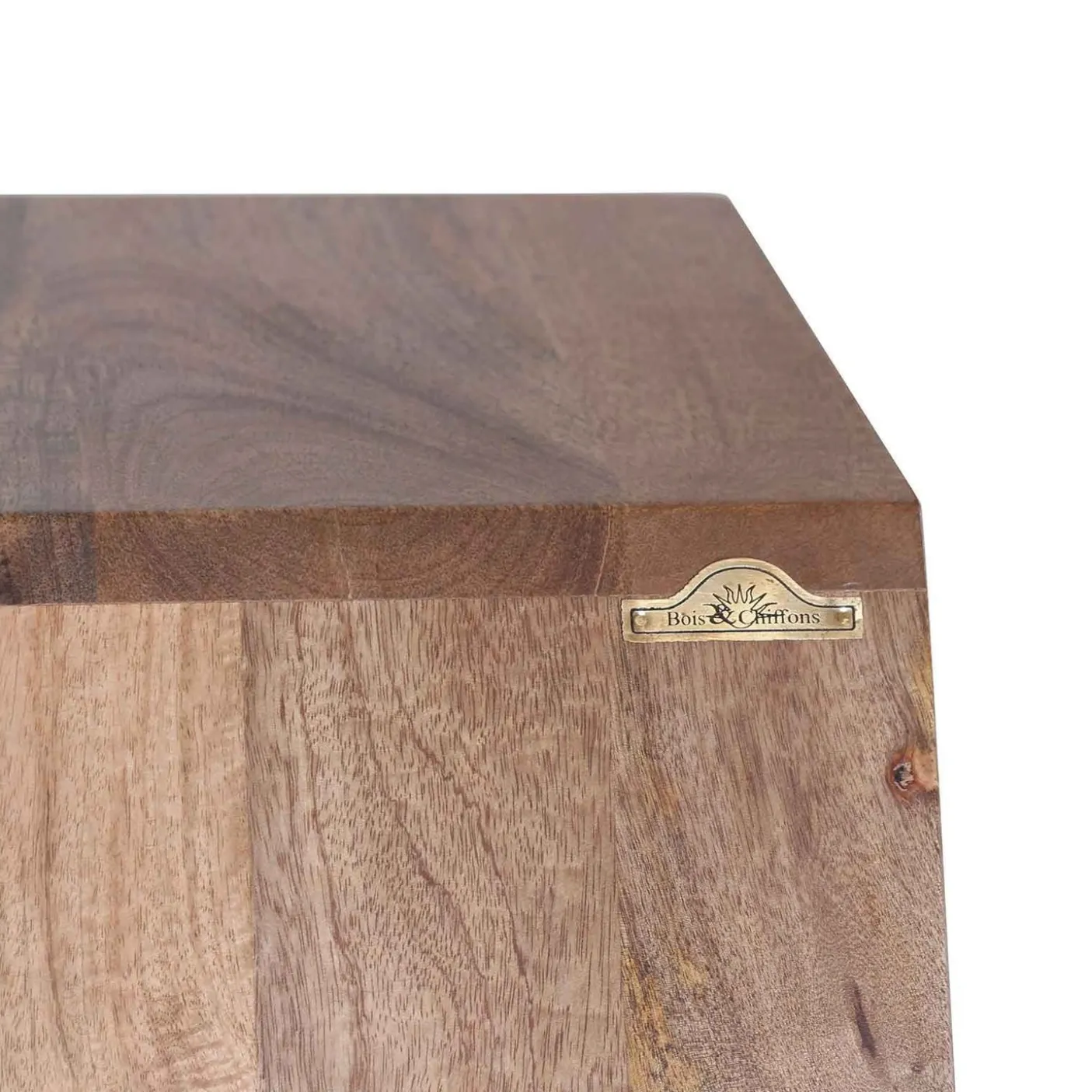 Grande étagère hexagonale | Bois de manguier