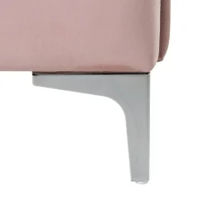 Lit double Belmond 120x200 hors matelasLe lit est disponible avec des pieds dorés ou argentés