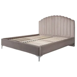 Lit double Belmond 180x200 hors matelasle lit est disponible avec des pieds dorés et argentés