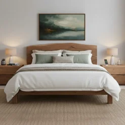 Lit 180x200 bois massif en acacia – Bunting