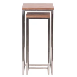 Lot de 2 selettes | Acacia Stainless III