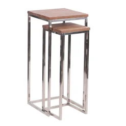 Lot de 2 selettes | Acacia Stainless III