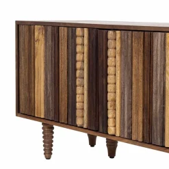 Meuble TV 2 portes 4 niches | Manguier Ramon