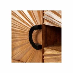 Meuble TV 2 portes 2 tiroirs | Manguier Solaris