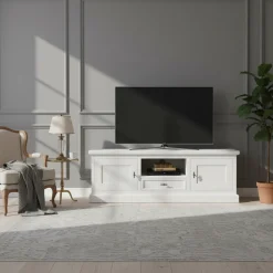 Meuble TV 2 portes 1 tiroir | Pin Tradition