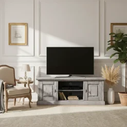 Meuble TV 2 portes "Pin Provence"