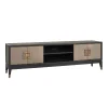 Meuble TV Bloomingville avec 4-portes shagreen