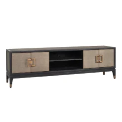 Meuble TV Bloomingville avec 4-portes shagreen