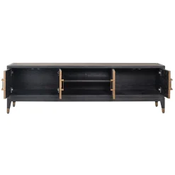 Meuble TV Bloomingville avec 4-portes shagreen