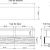 Meuble TV bois sculpté bicolore 130 2T | Acacia Maya