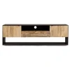 Meuble Tv design 2P bois bicolore | Manguier Kabir