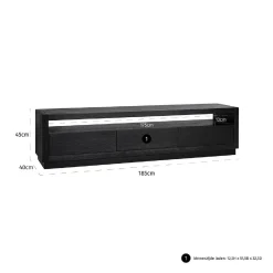 Meuble TV Oakura 3-tiroirs