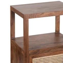 Petit Colonne de rangement 1 porte | Acacia Maxico