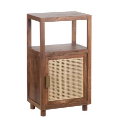 Petit Colonne de rangement 1 porte | Acacia Maxico