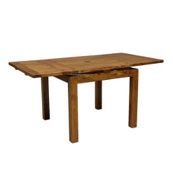 Petite table à manger carrée allonge 70 | Acacia Gordon